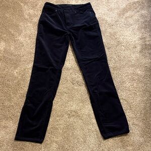 Talbots navy Corduroy Pants, size 2, straight leg